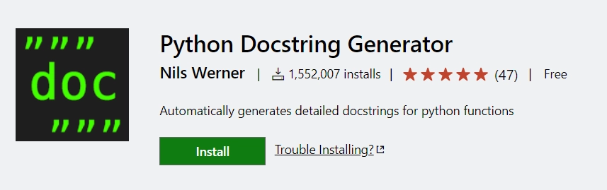 Python Docstring Generator