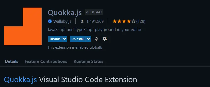 quokka vs code extension