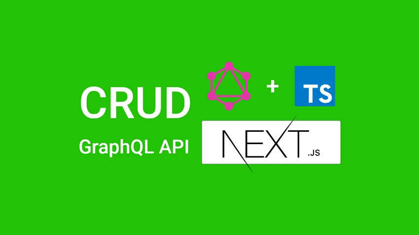GraphQL CRUD API with Next.js, MongoDB, and TypeGraphQL