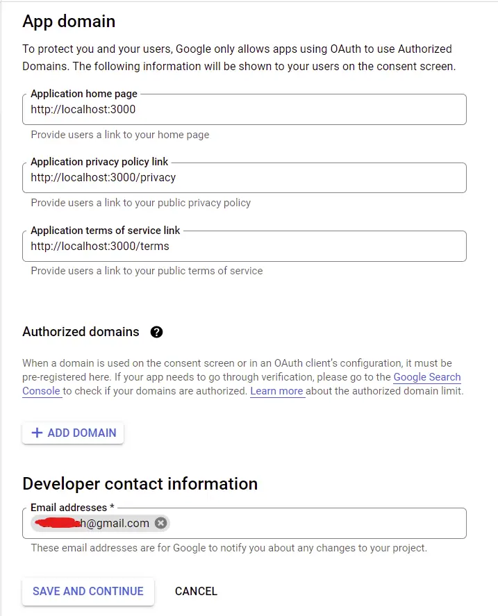 google oauth consent screen registration 2