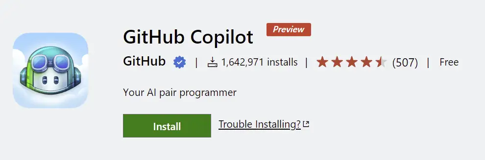 vs code extension for vuejs developers github copilot