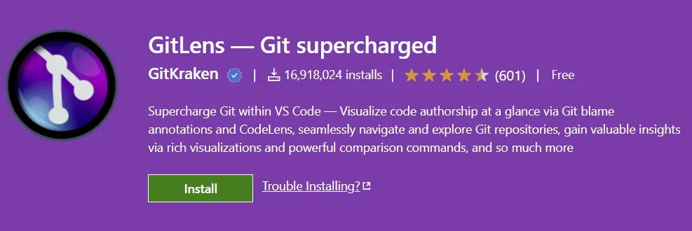 GitLens — Git supercharged