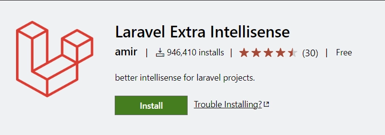Laravel Extra Intellisense VSCode Extension