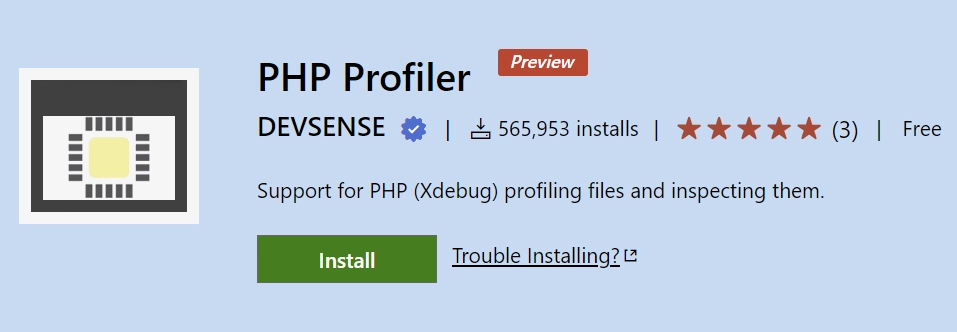 PHP Profiler VS Code Extension for PHP Developers