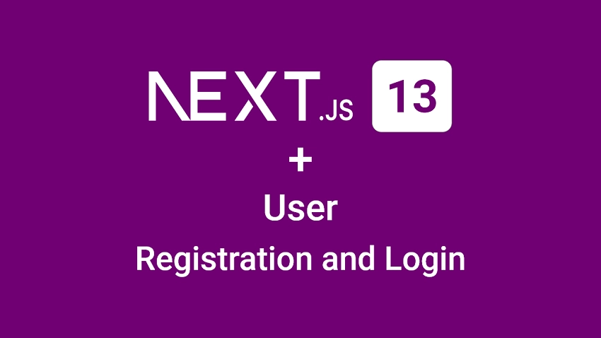 User Registration and Login in Next.js 13 App Directory