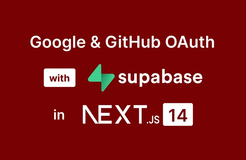 Setup Google and GitHub OAuth with Supabase in Next.js 14